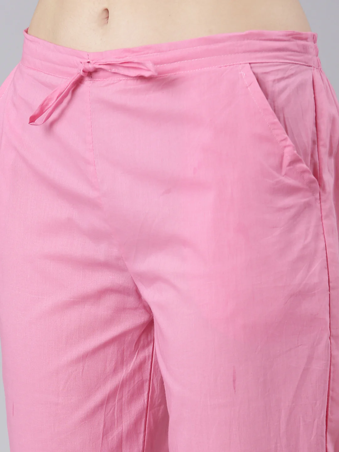 Neerus Pink Regular Straight Printed Kurta And Trousers With Dupatta - Image 6