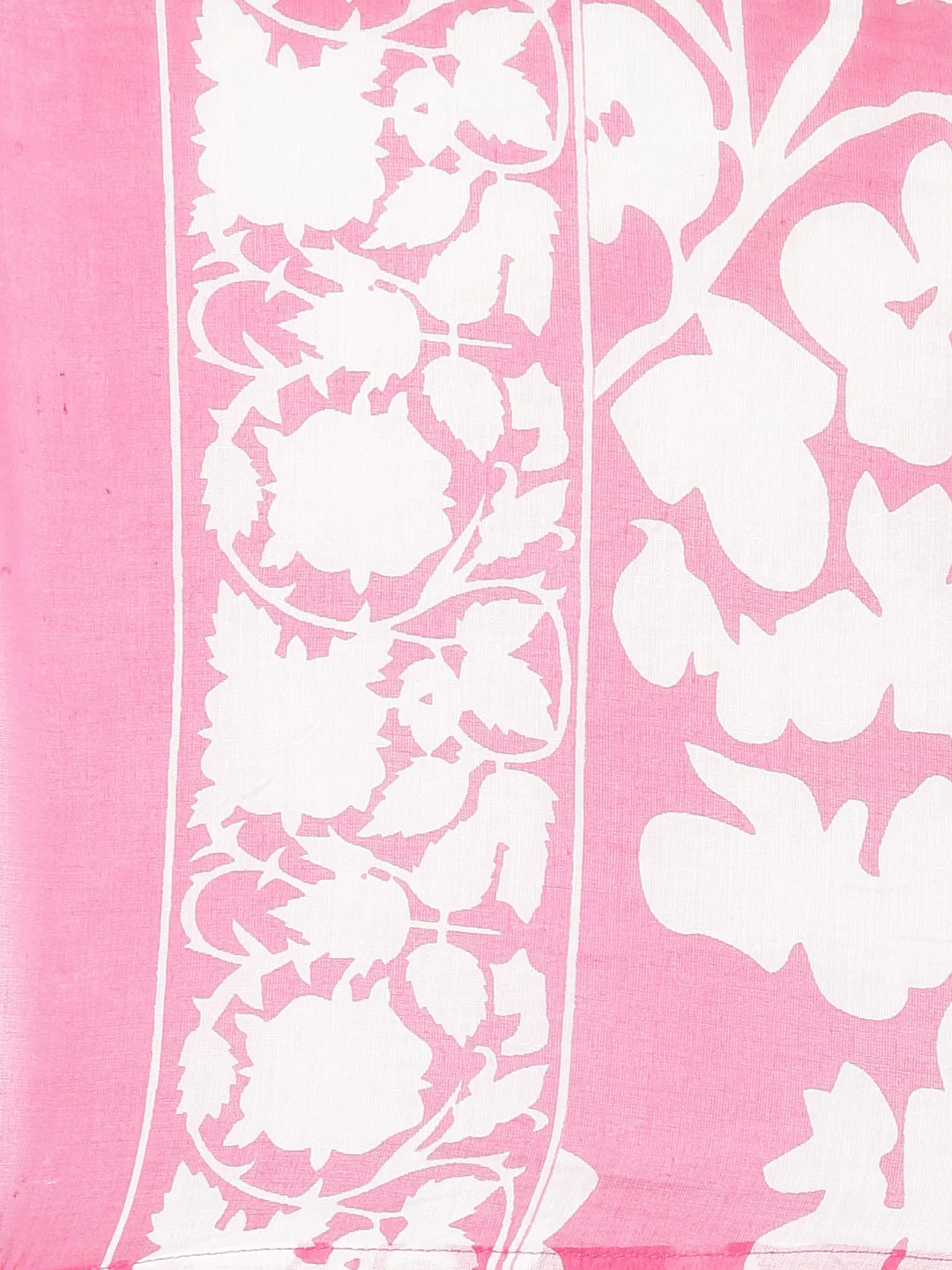 Neerus Pink Straight Casual Floral Kurta and Trouser with Dupatta - Image 8