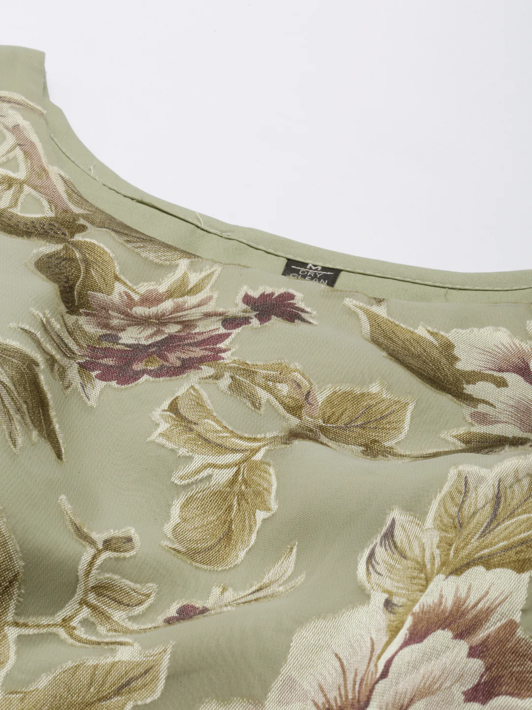 Neerus Pista Color Georgette Fabric Dress - Image 9