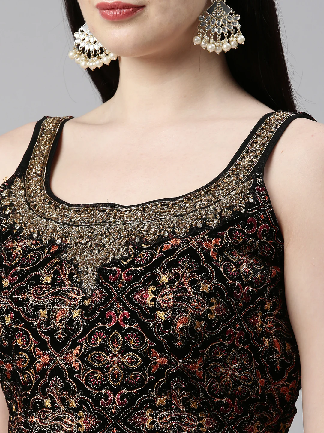 Neerus Pista Green Color Banaras Fabric Lehenga Choli - Image 22
