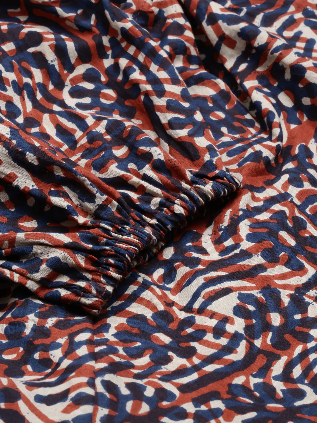 Neerus Printed Color Cotton Fabric Maxi Dress - Image 7