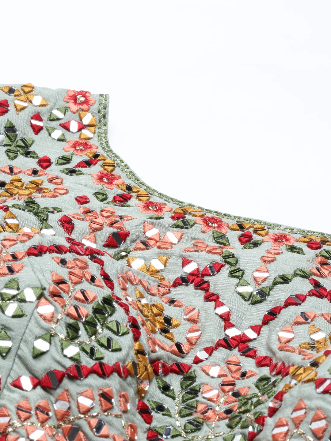 Neerus Printed Color Georgette Fabric Lehenga Choli - Image 4