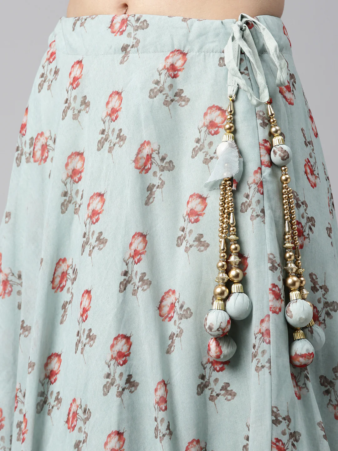 Neerus Printed Color Georgette Fabric Lehenga Choli - Image 5
