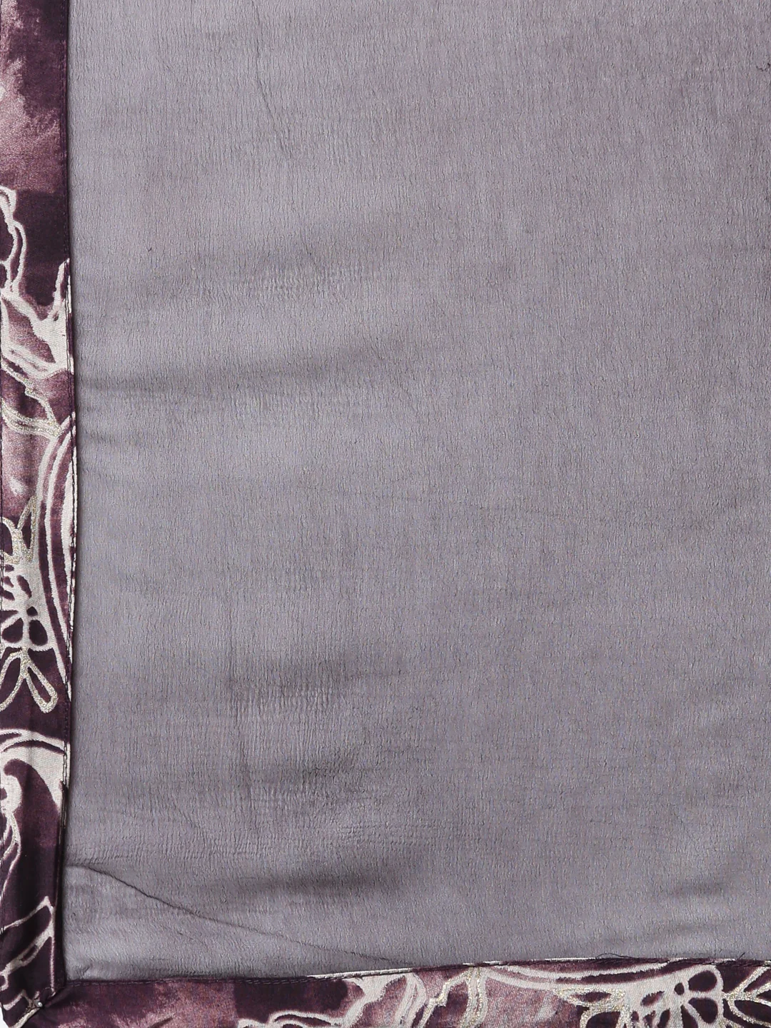 Neerus Purple Regular Straight Paisley Kurta And Trousers With Dupatta - Image 7