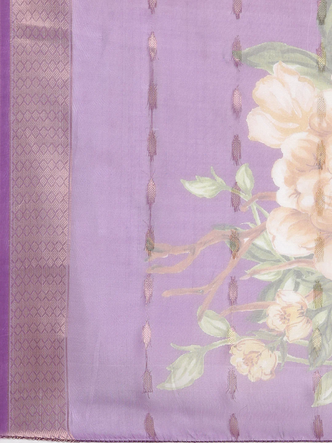 Neerus Purple Solid Straight Kurta and Trousers With Dupatta - Image 7