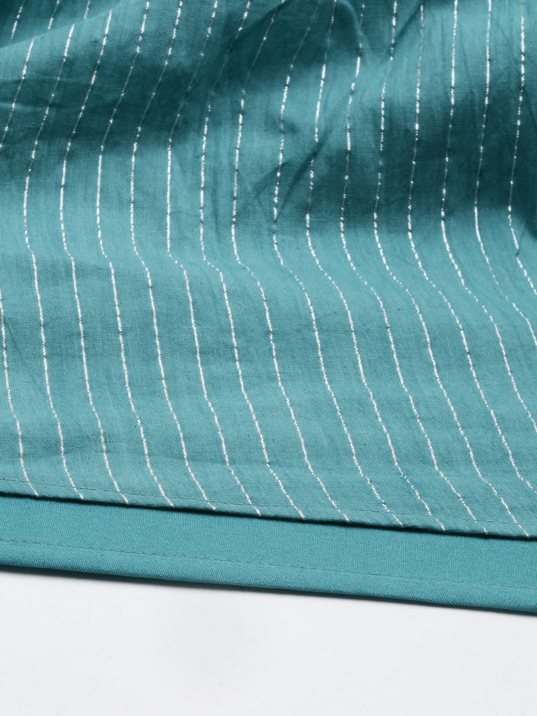 Neerus Rama Color Cotton Fabric Kurta - Image 6