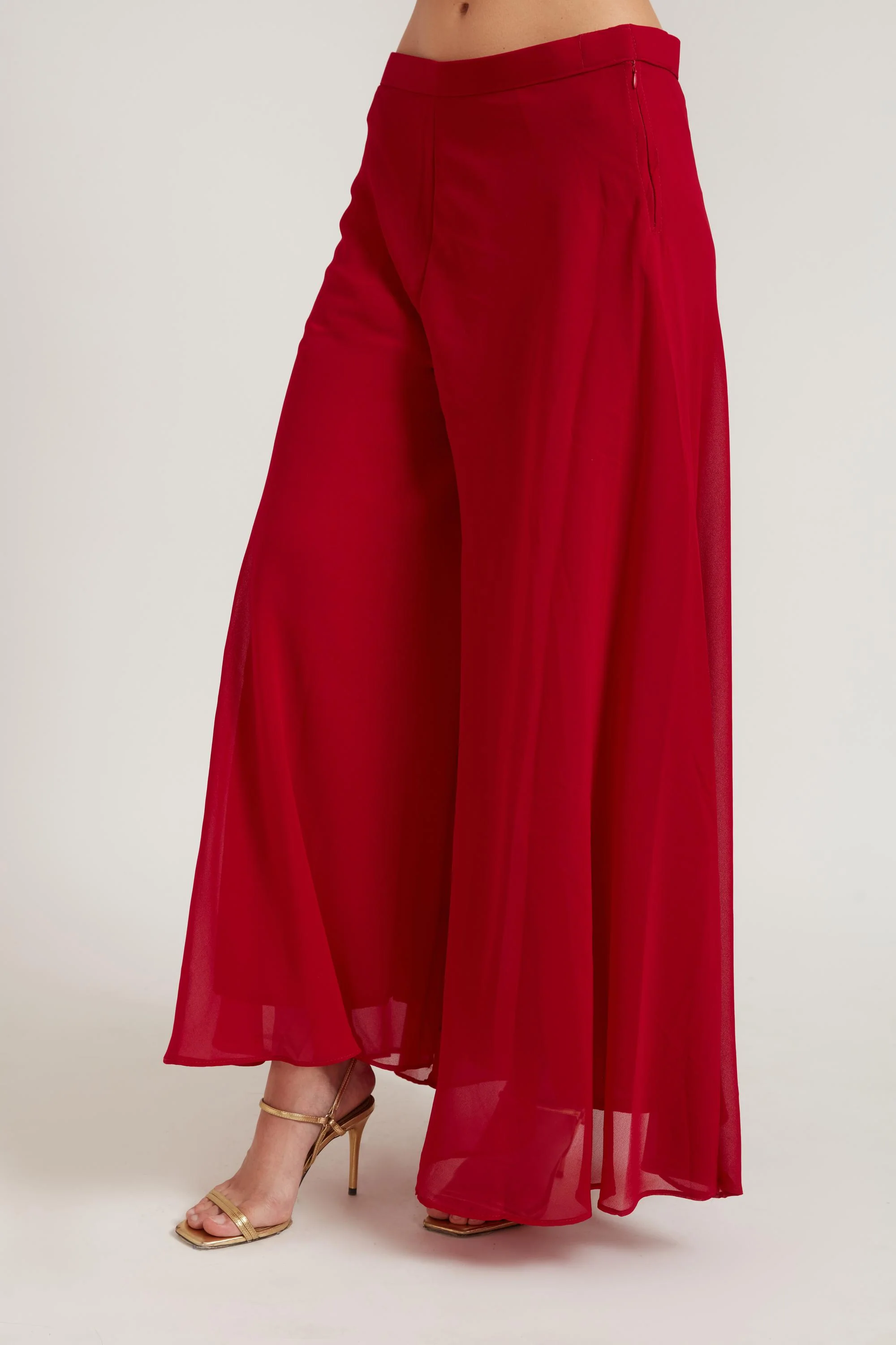 Neerus Rani Color Georgette Fabric Suit Set - Image 5