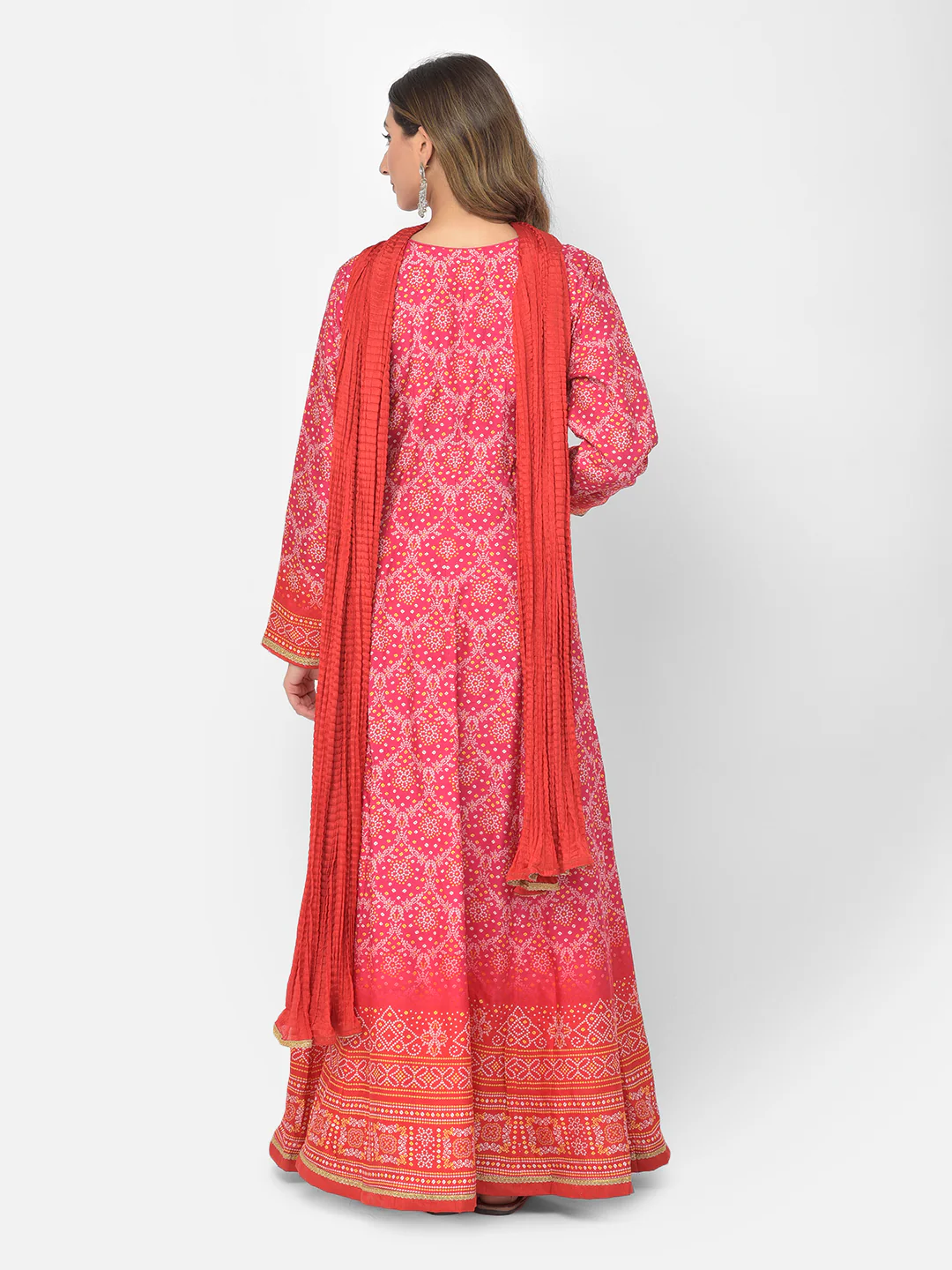 Neerus Rani Color Silk Fabric Salwar Kameez - Image 5
