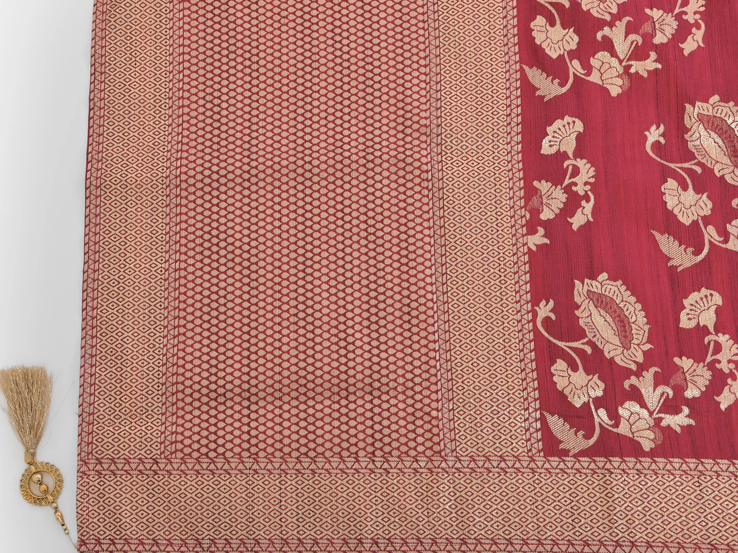 Neerus Rani Color Silk Fabric Suit-Anarkali - Image 6
