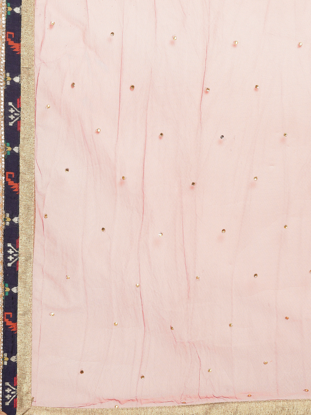 Neerus Red & Blue Embellished Lehenga Set - Image 4