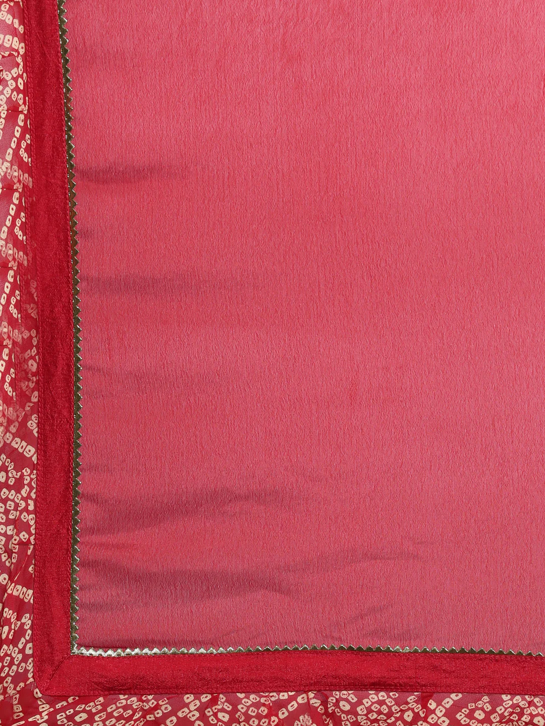 Neerus Red Color Georgette Fabric Kurta Set - Image 6
