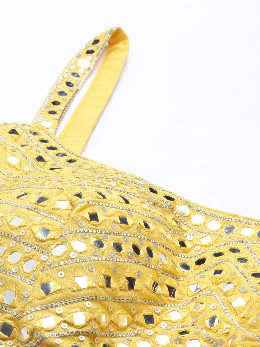 Neerus Yellow Color Georgette Fabric Suit-Fusion - Image 9