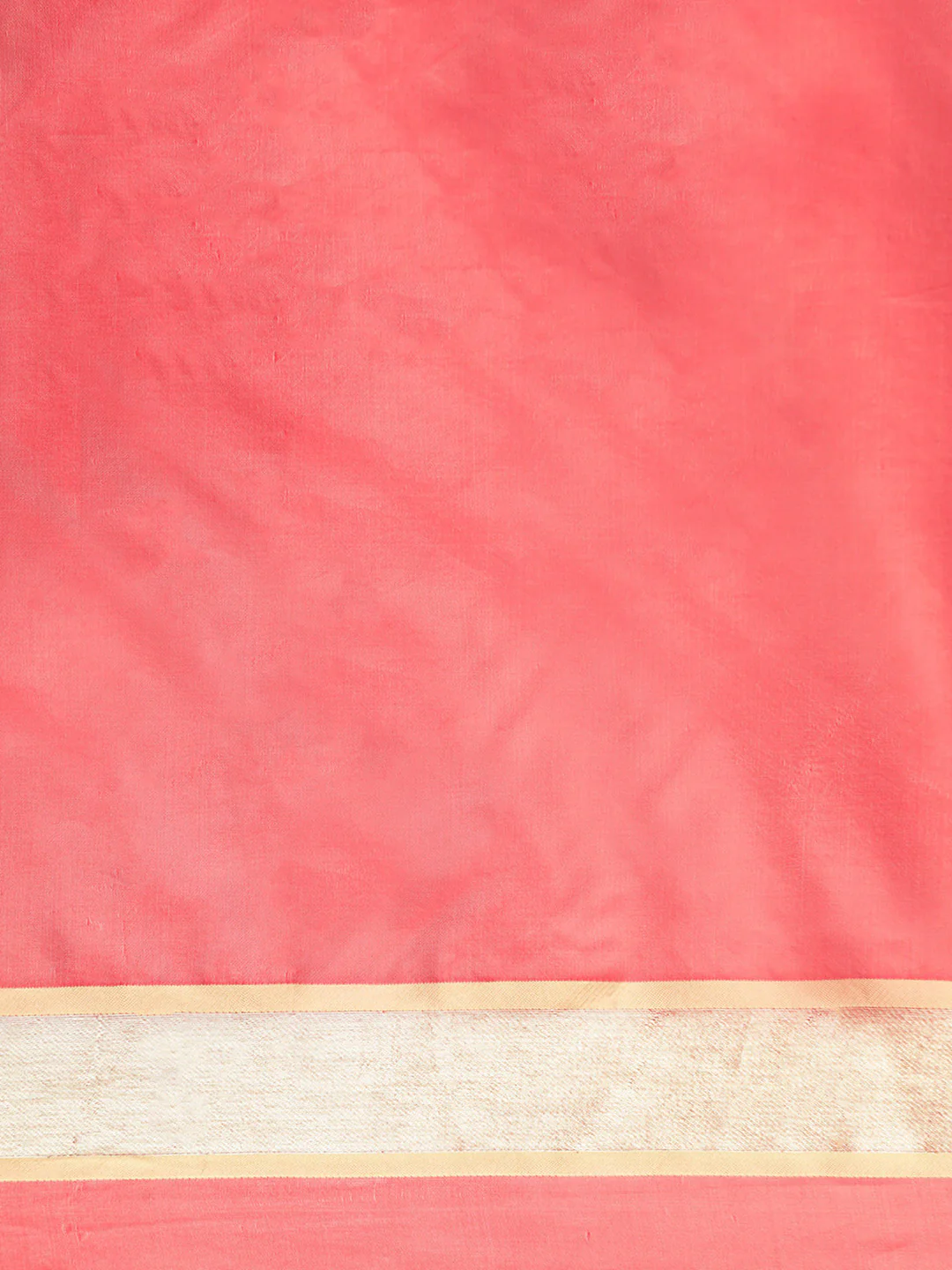 Neerus Yellow & Pink Textured Saree With Blouse - Image 6