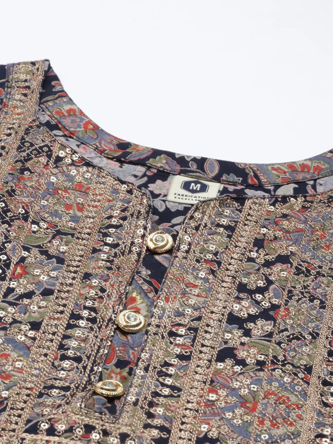 Neerusvy Blue Color Shantoon Fabric Kurta Sets - Image 7