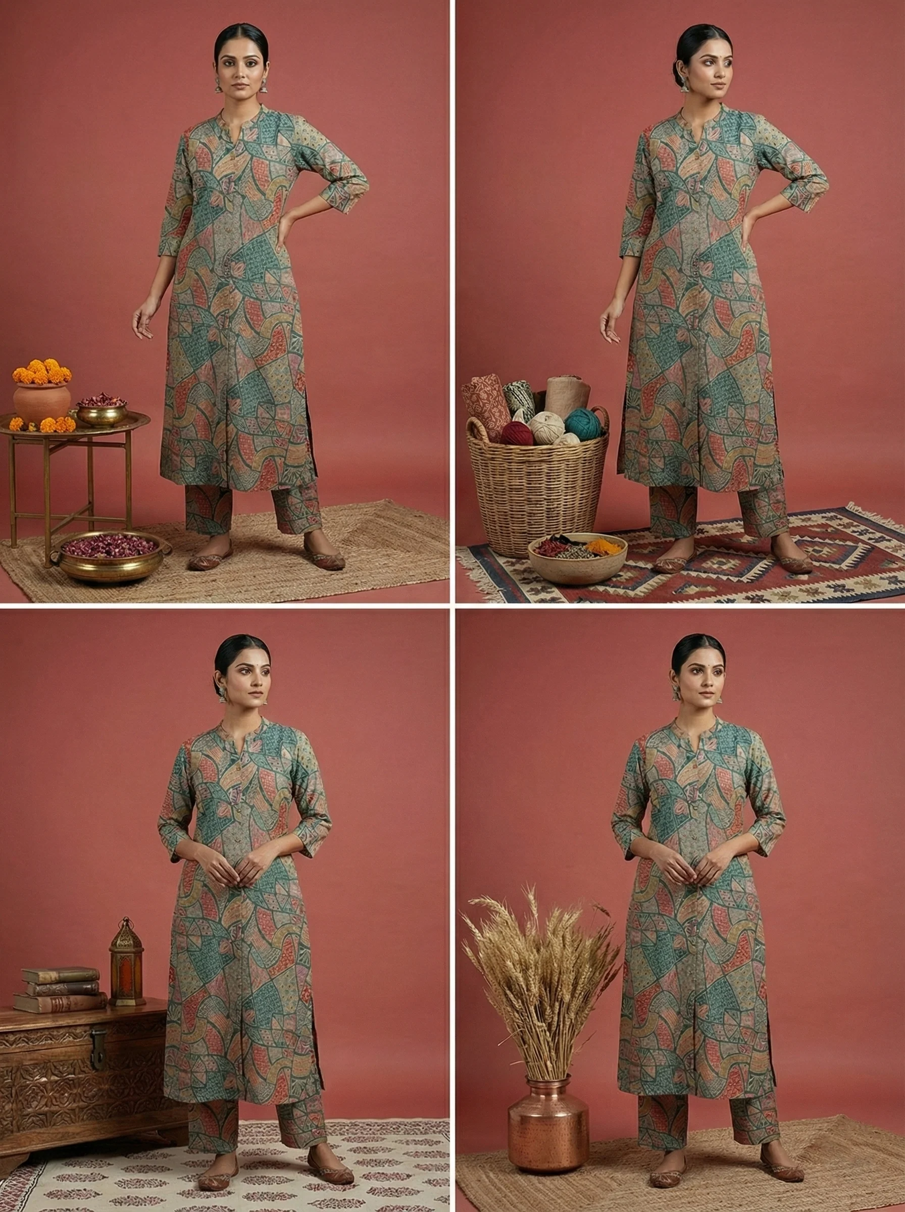 Rama Rayon Digital Print Kurta - Image 5