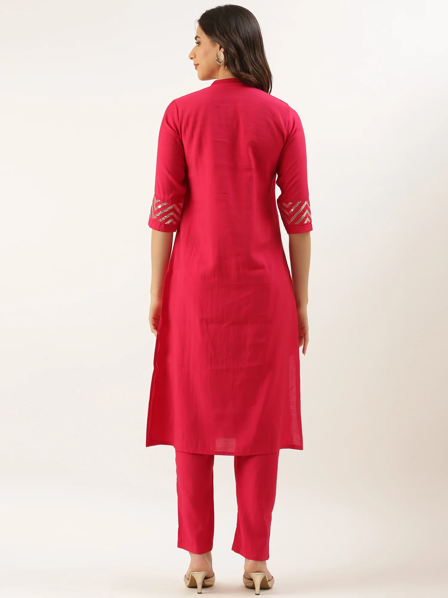 Rani Dola Silk Two Piece Set - Image 3