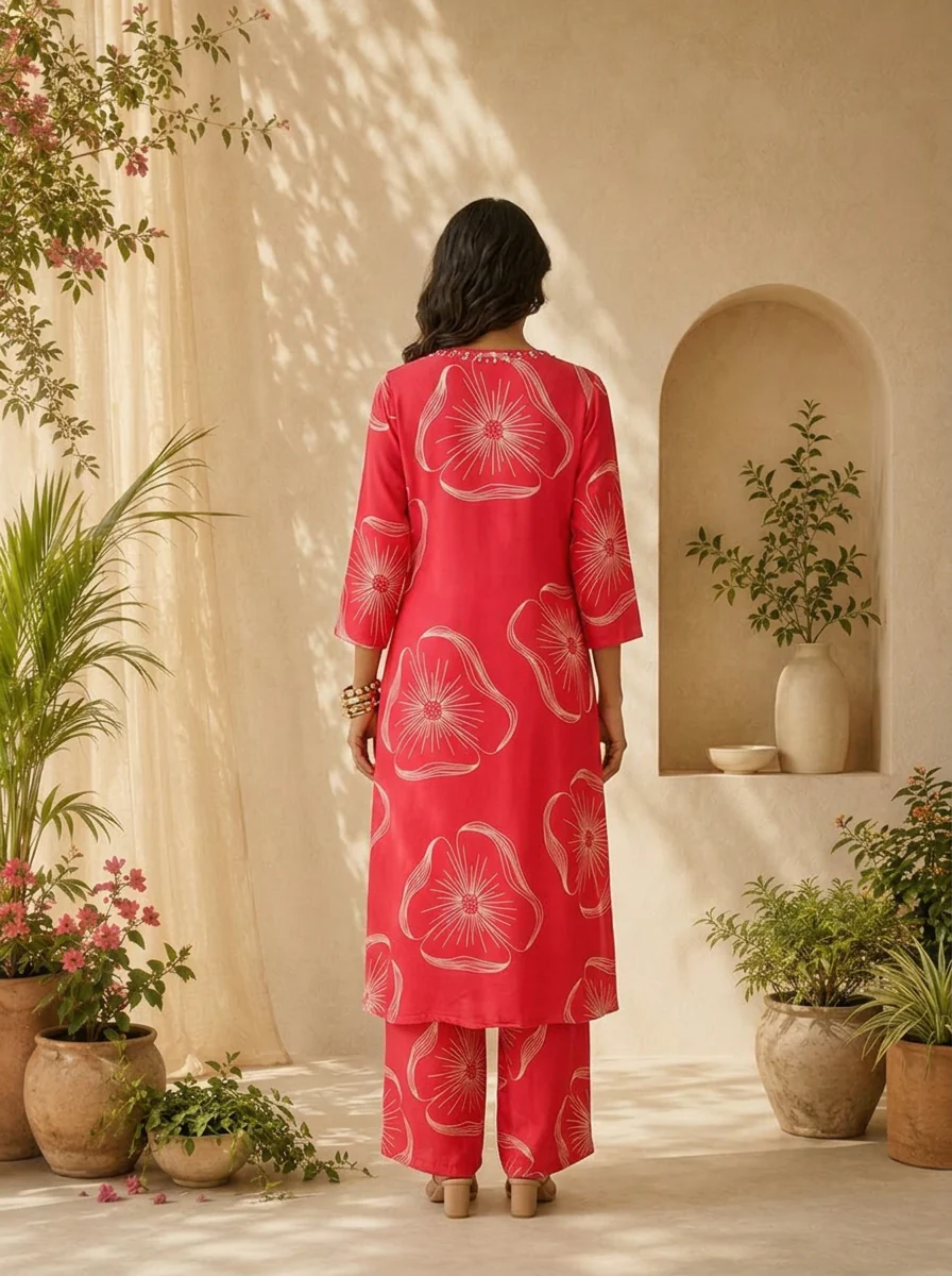 Rani Floral Printed Two Piece Set - Image 2