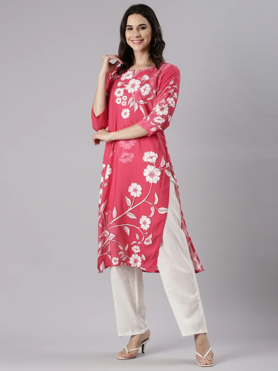 Rani Rayon Printed Kurta - Image 5