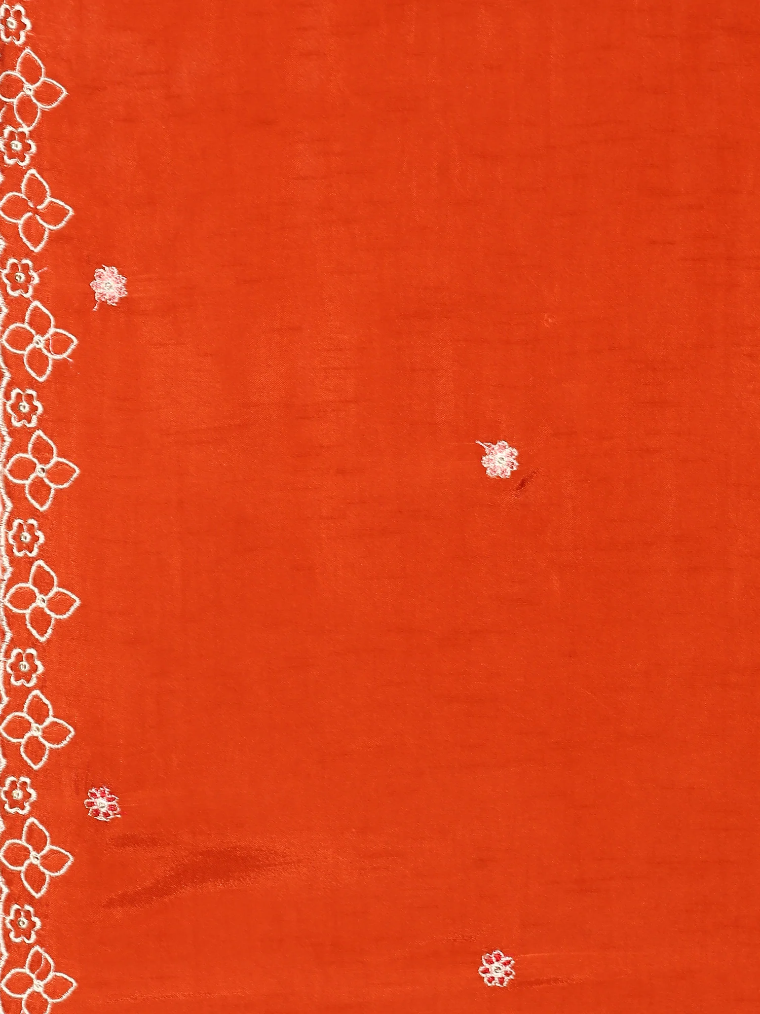 Rust Modal fabric suit thread embroidery with sequins - Image 7